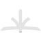 Ekena Millwork Davenport Architectural Grade PVC Gable Bracket, 84"W x 45 1/2"H x 2"D x 6"F, 13/12 Pitch GBP084X46X0206DAV00 - alternate 5
